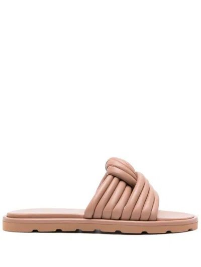 Gianvito Rossi Leather Flat Sandals