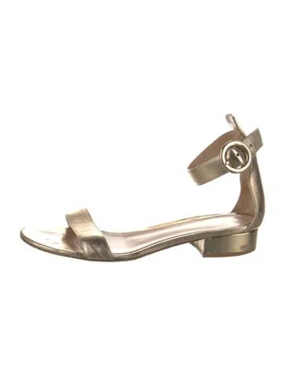 Pre-owned Gianvito Rossi Leather Flats