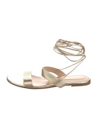 Pre-owned Gianvito Rossi Leather Gladiator Sandals