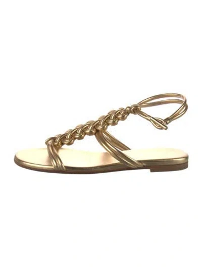 Pre-owned Gianvito Rossi Leather Gladiator Sandals