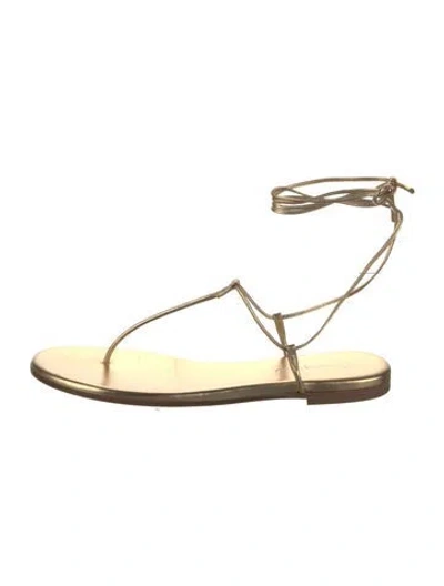 Pre-owned Gianvito Rossi Leather Gladiator Sandals