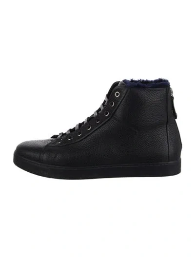 Pre-owned Gianvito Rossi Leather Lace-up Boots In Black