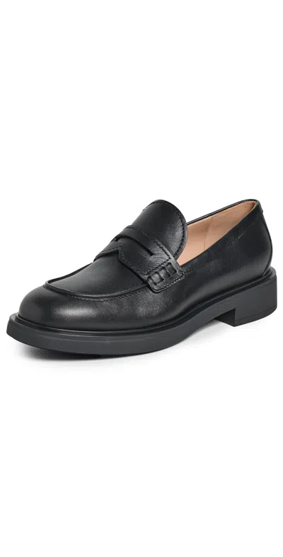 Gianvito Rossi Leather Loafers Black