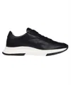 Gianvito Rossi Leather Low-top Sneakers In Black