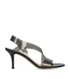 Gianvito Rossi Leather Metropolis Sandals 70 In Black