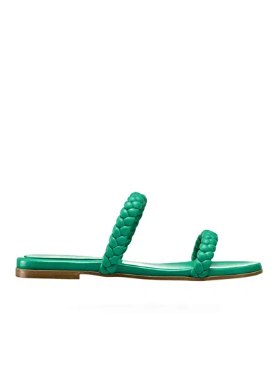 GIANVITO ROSSI LEATHER MULES