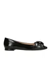 Gianvito Rossi Leather Paradi Ballet Flats In Black