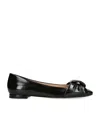 Gianvito Rossi Leather Paradi Ballet Flats In Black