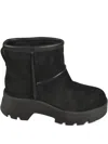 Gianvito Rossi Shearling-lined Suede Ankle Boots In Black