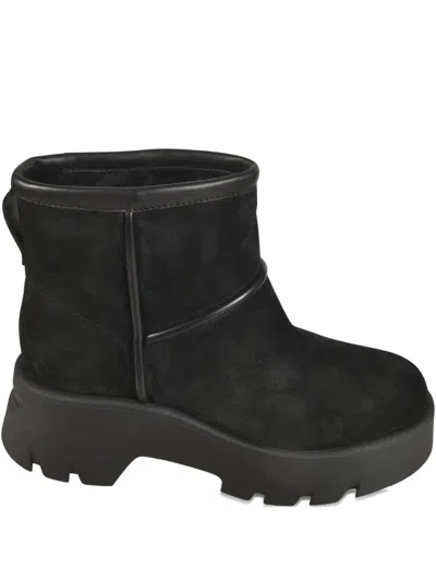 Gianvito Rossi Leather Platform Boots In Black
