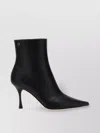 Gianvito Rossi Vernice 85 Patent-leather Ankle Boots In Black