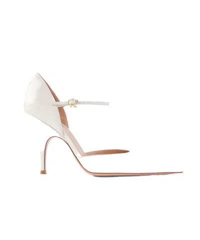 Gianvito Rossi Leather Pumps In White