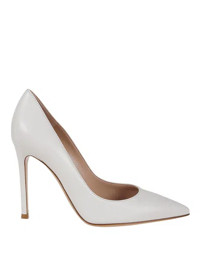 Gianvito Rossi Leather Pumps In White