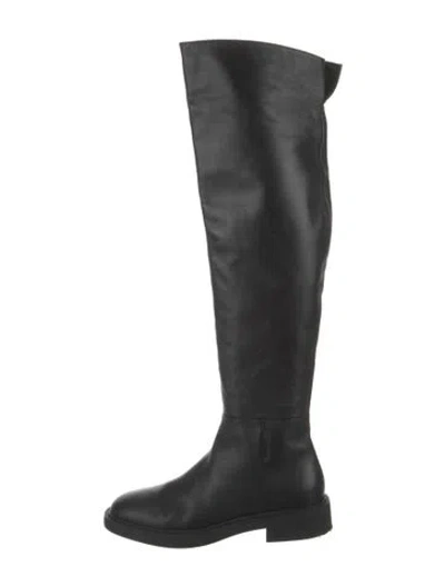 Pre-owned Gianvito Rossi Leather Riding Boots In Black