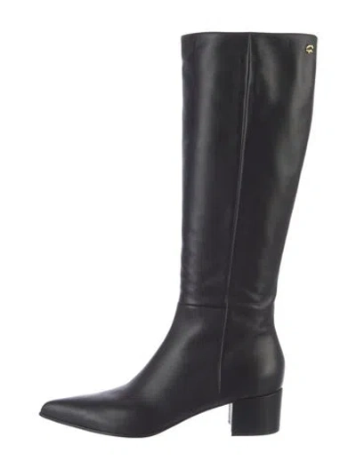 Pre-owned Gianvito Rossi Leather Riding Boots In Black