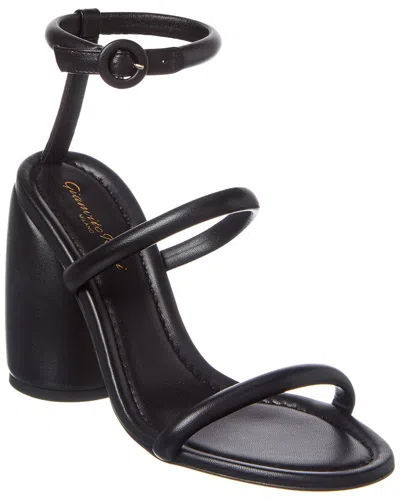 Gianvito Rossi Leather Sandal In Black