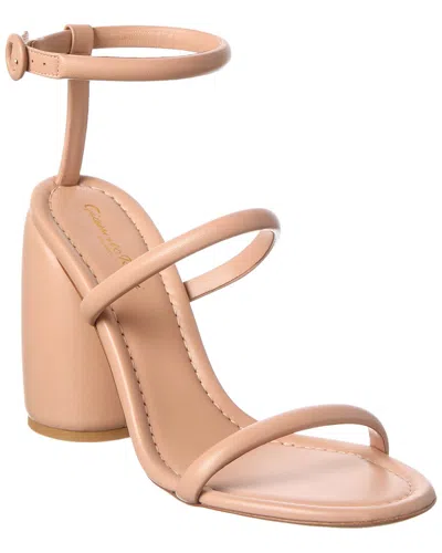 Gianvito Rossi Leather Sandal In Multi