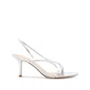 Gianvito Rossi Metallic Nappa Strappy Slingback Sandals