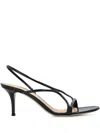 Gianvito Rossi Sandals High Heel Round Toe In Black