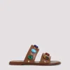 Gianvito Rossi Leather Sandals Women In Brown