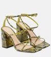 Gianvito Rossi Leather Sandals In Green