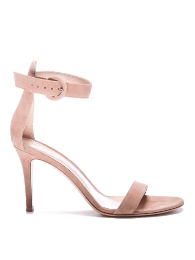 GIANVITO ROSSI LEATHER SANDALS