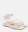 Gianvito Rossi Woman Sandals White Size 11 Soft Leather In Weiss