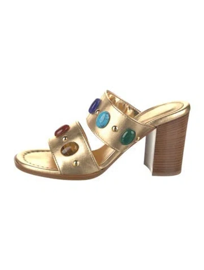Pre-owned Gianvito Rossi Leather Slides