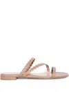 Gianvito Rossi Leather Slides In Neutrals