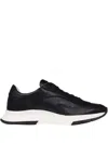 Gianvito Rossi Leather Low-top Sneakers In Black