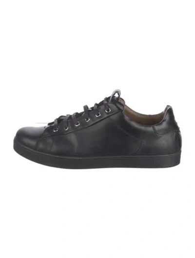 Pre-owned Gianvito Rossi Leather Sneakers In Black