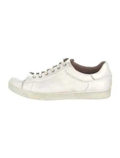 Pre-owned Gianvito Rossi Leather Sneakers In White