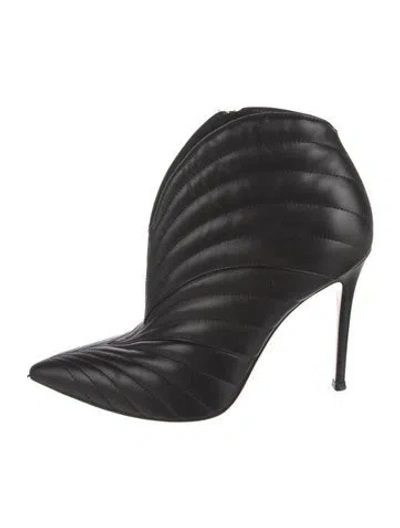 Pre-owned Gianvito Rossi Leather Western Boots In Black