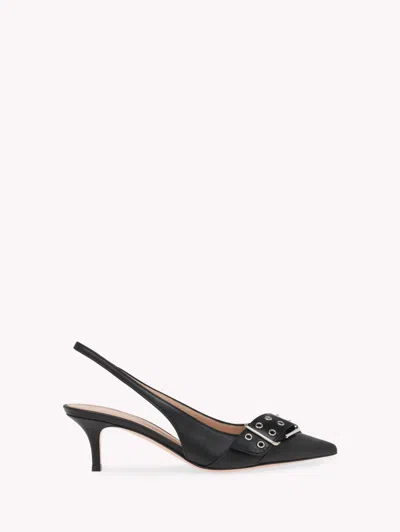 Gianvito Rossi Leith In Black Leather