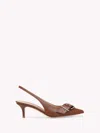 Gianvito Rossi Leith Pumps In Brown