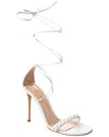 GIANVITO ROSSI LEOMI 105 LEATHER SANDAL