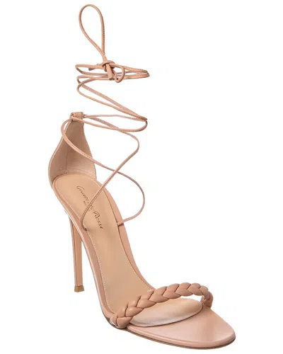 Gianvito Rossi Leomi Leather Sandal In Tan