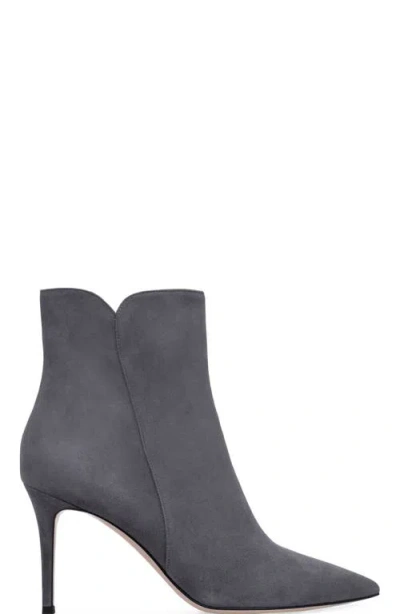 Gianvito Rossi Levy 85 Bootie In Gray