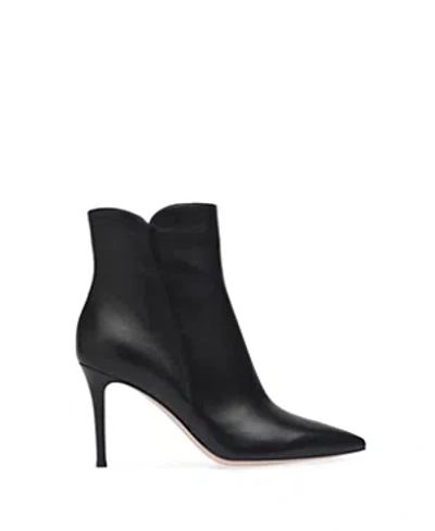Gianvito Rossi Levy Ankle Boots In Black