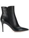 Gianvito Rossi Levy Ankle Boots In Black