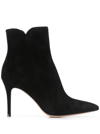 GIANVITO ROSSI LEVY 85MM SUEDE ANKLE BOOTS
