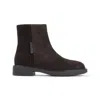 Gianvito Rossi Lexington Suede Ankle Boots In Brown