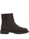 Gianvito Rossi Lexington Suede Ankle Boots In Braun