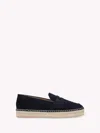 Gianvito Rossi Lido Suede Espadrilles In Blue