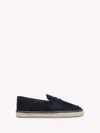 Gianvito Rossi Suede / Jute Espadrilles In Blue