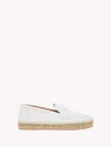 Gianvito Rossi Woven Raffia Espadrilles In White