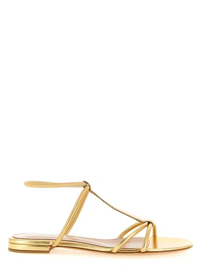 Gianvito Rossi 'lilo' Sandals In Gold