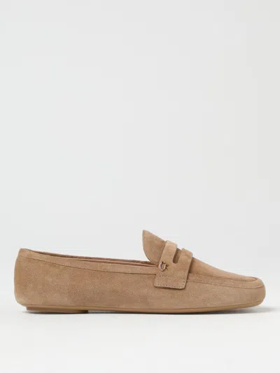 GIANVITO ROSSI LOAFERS GIANVITO ROSSI WOMAN COLOR BEIGE,G46970022