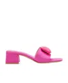 Gianvito Rossi Jaipur Crystal-embellished Satin Mules In Pink