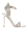 Gianvito Rossi Freesia 105 Crystal-embellished Sandals In Gray